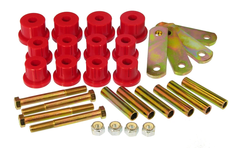 prothane_7-1056-679461f8772c3 Prothane 62-67 Chevy Nova HD Spring & Shackles Bushings - Red