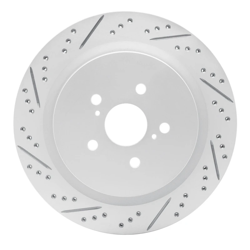 DFC 16-22 Lexus Rx350 Rear Left Drilled & Slotted Geoperformance Rotor