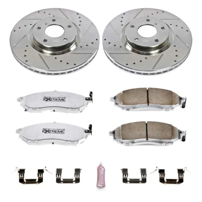 powerstop_K112-26-6794589915547 Power Stop 08-12 Infiniti EX35 Front Z26 Street Warrior Brake Kit