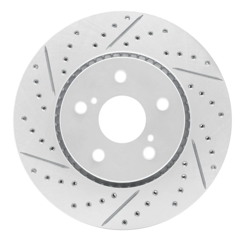 DFC 18-22 Toyota C-Hr Front Left Drilled & Slotted Geoperformance Rotor