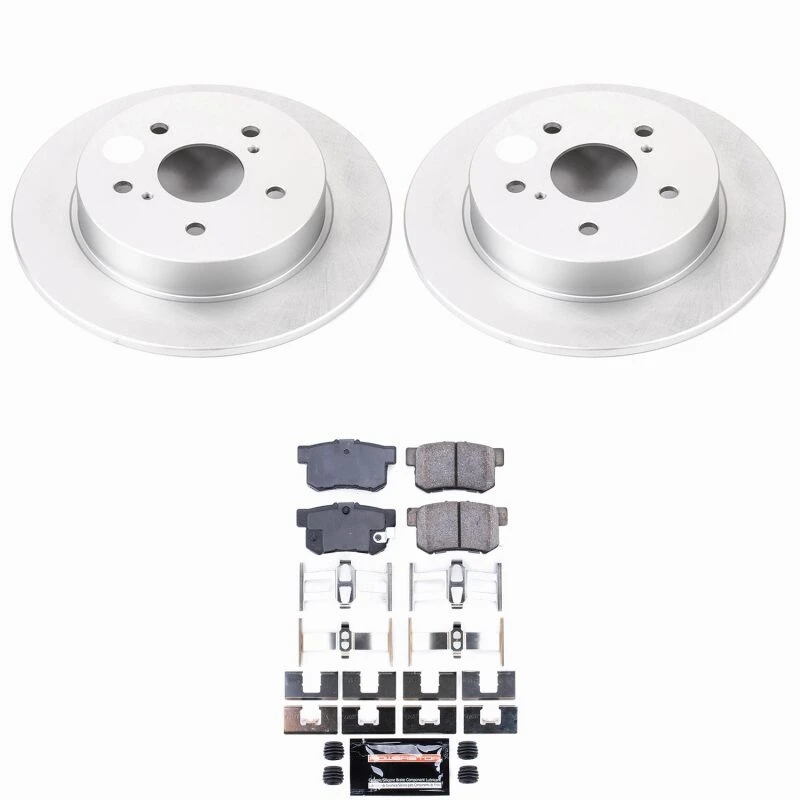 Power Stop 07-13 Suzuki SX4 Rear Z23 Coated Brake Kit