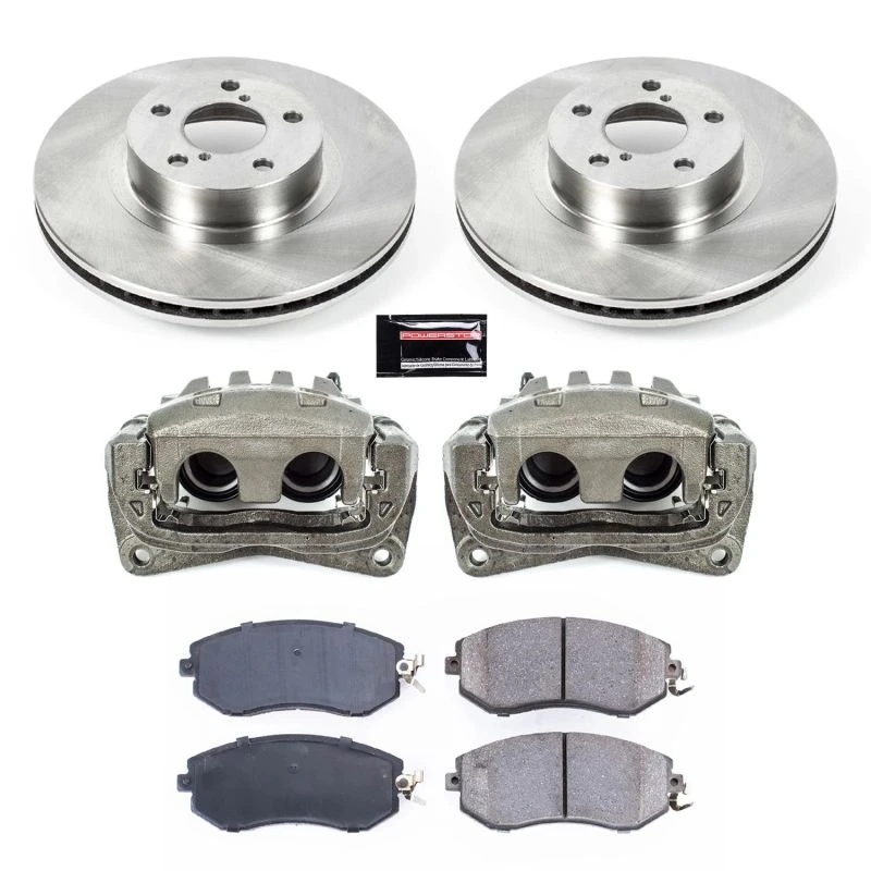 Power Stop Front Autospecialty Brake Kit w/Calipers for 13-16 Subaru BRZ