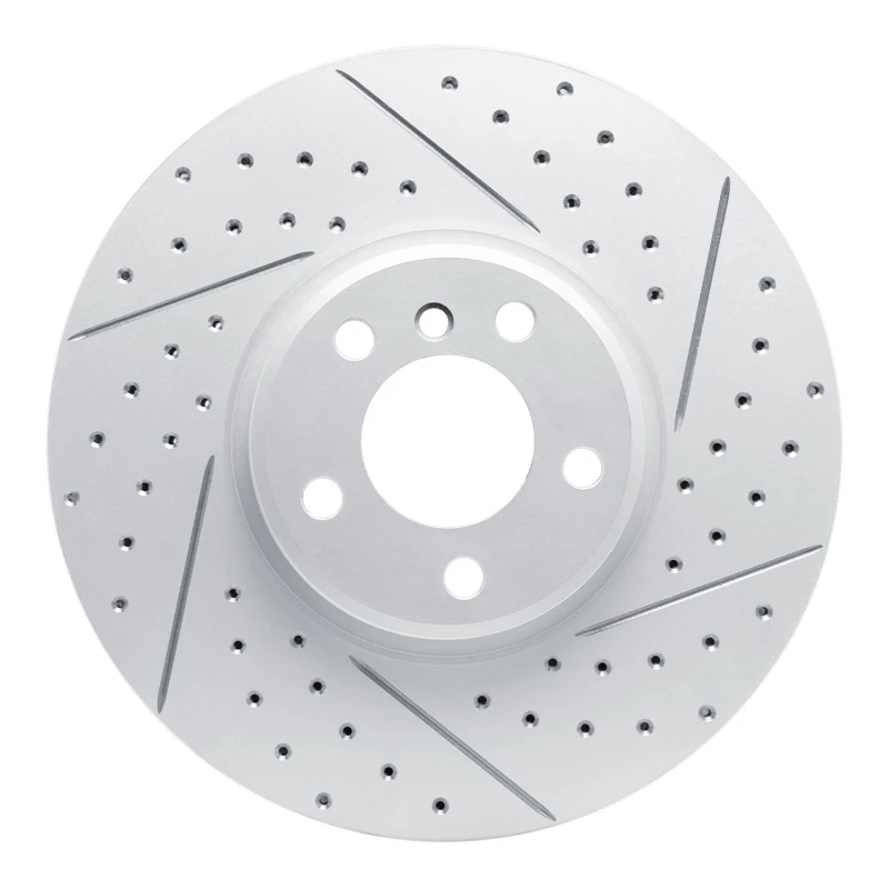 DFC 02-06 BMW X5 Front Right Drilled & Slotted Geoperformance Rotor