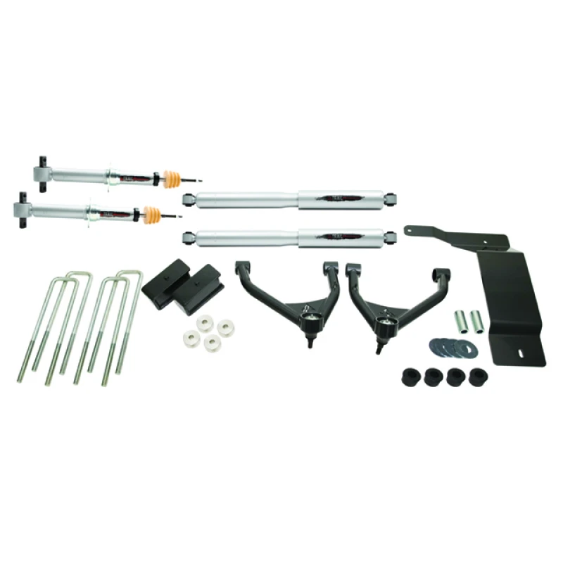 Belltech 07-16 Chevrolet Silverado / GMC Sierra 1500 4WD 4 Zoll Federbein Lift Kit mit Stoßdämpfern