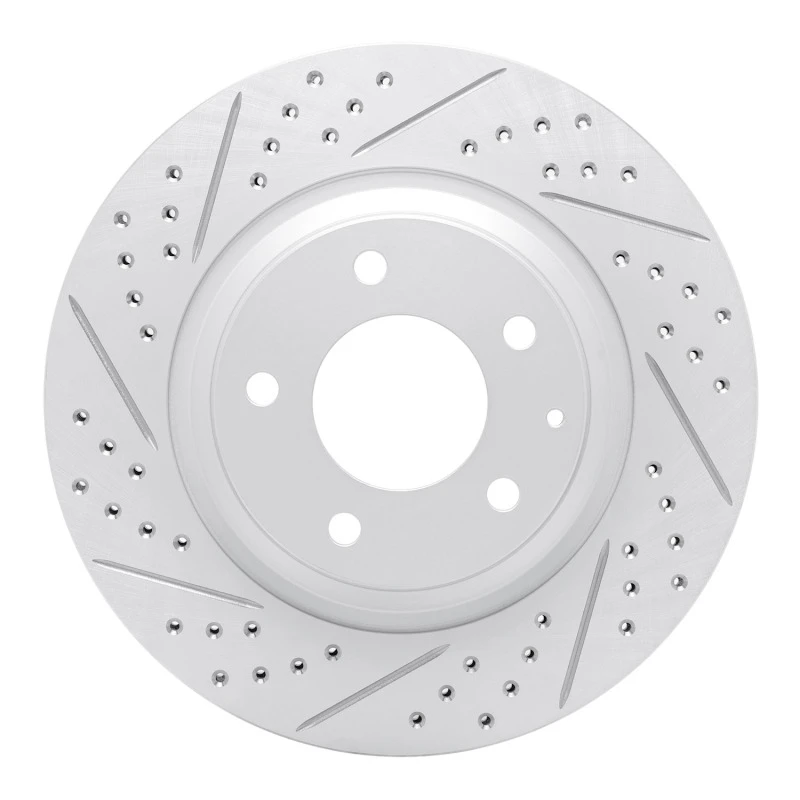 DFC 04-11 Mazda Rx-8 Rear Left Drilled & Slotted Geoperformance Rotor
