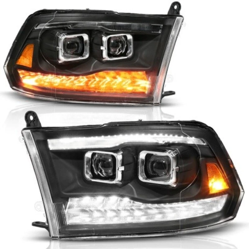 ANZO LED-Projektionscheinwerfer für 2009–2019 Dodge RAM 1500 / 2010–2018 Dodge RAM 2500/3500