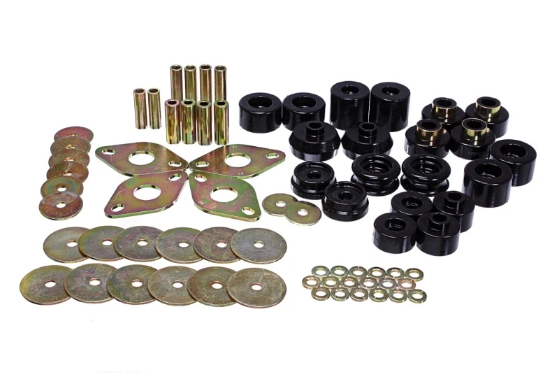 Energy Suspension 00-02 Toyota 4-Runner 2WD/4WD Schwarzes Karosserie-Montage-Bushing-Set