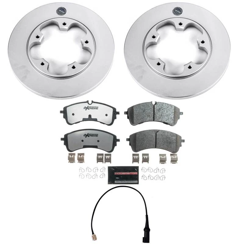 Power Stop 21-24 Ford Transit-150 Rear Z36 Coated Truck & Tow Brake Kit