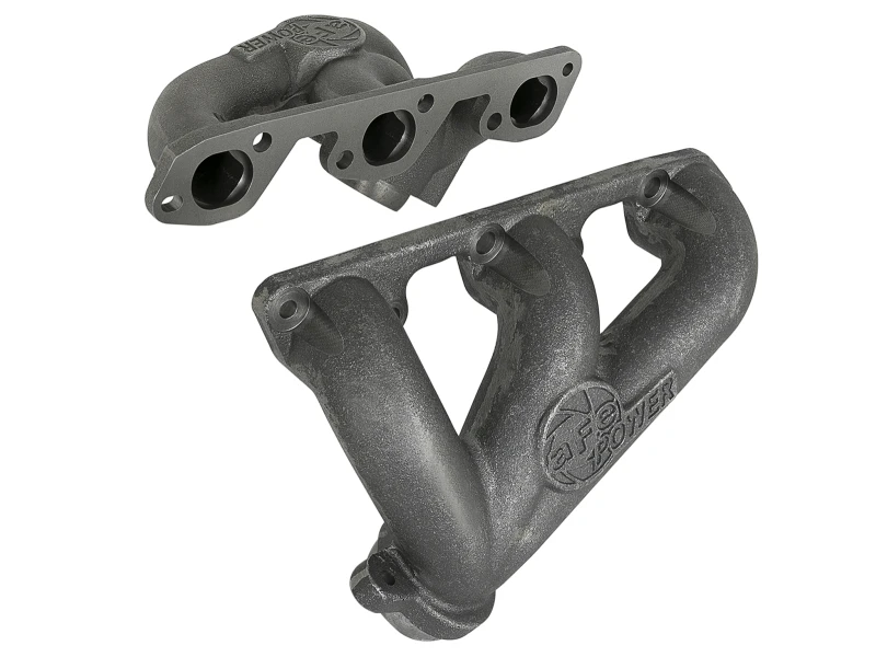 aFe BladeRunner Ported Ductile Eisen Auspuffkrümmer 07-11 Jeep Wrangler (JK) V6-3.8L