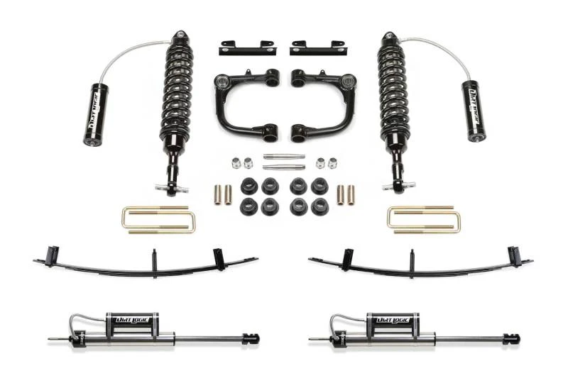 Fabtech 2015-21 Toy Tacoma 2WD/4WD 6-Lug 3-Zoll-UCA-System mit DL 2,5 C/O Resi & RR DL Resi & RR Leaf Pack