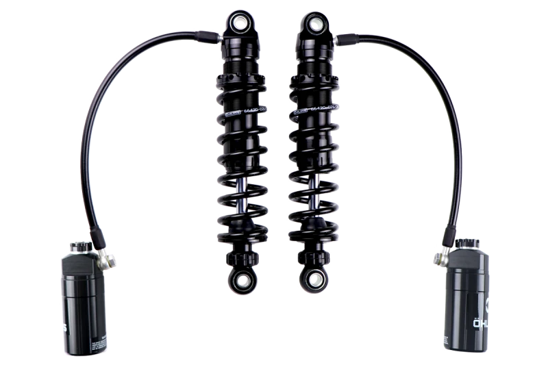Ohlins 14-26 Harley FL Touring STX 36 Twin Blackline 12in Blk Reservoir Shocks - Standard Springs