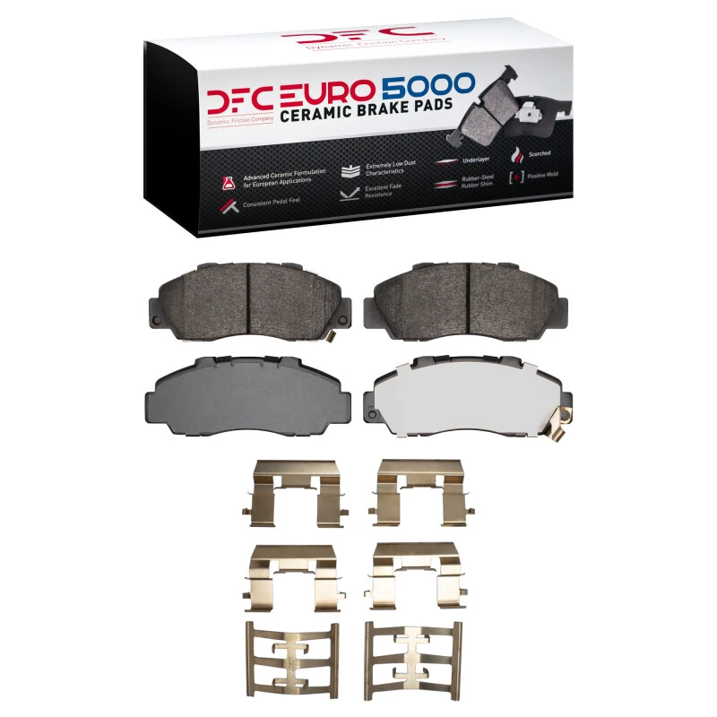 DFC 91-05 Acura LEGEND Front Euro 5000 Ceramic Brake Pads and Hardware Kit
