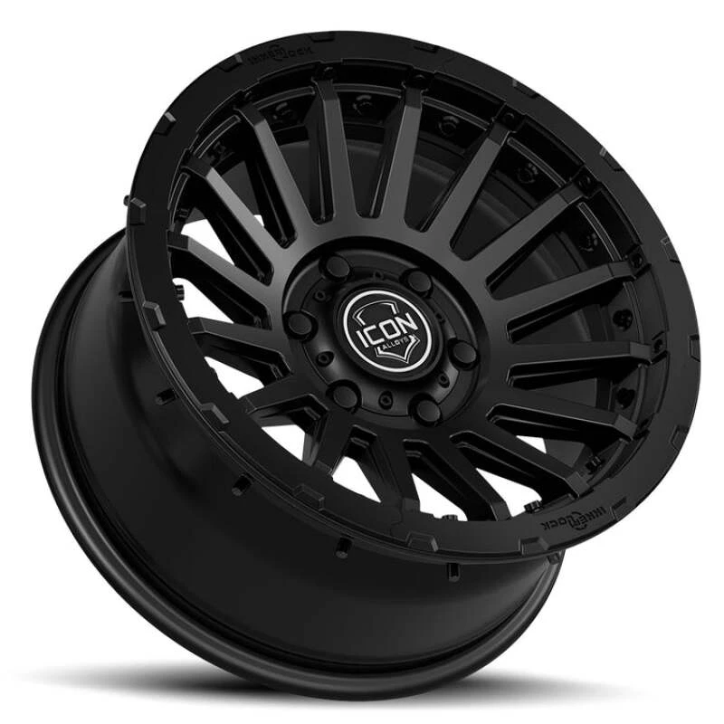 Icon Alloys Recon Pro Satin Black - 18 X 9 - 6 X 5.5 - 0MM 5in BS