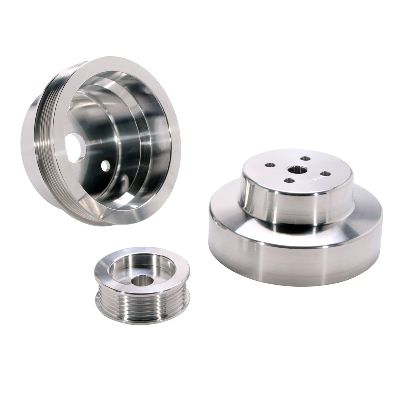 BBK 88-95 GM LKW 4.3 5.0 5.7 Unterantriebs-Riemenscheiben-Kit - Leichtes CNC-Billet-Aluminium (3-teilig)