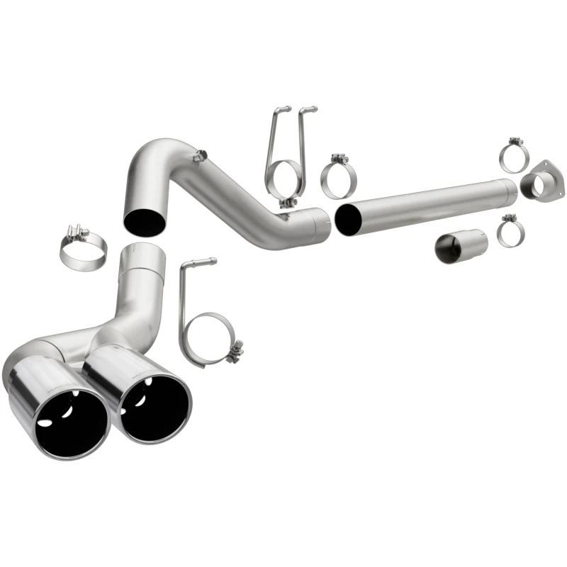 MagnaFlow 08-17 Ford F-250/F-350/F-450 4,6L/6,7 DPF-Back SS 4 Zoll Dual Single Passenger Seite hinten Ausgang
