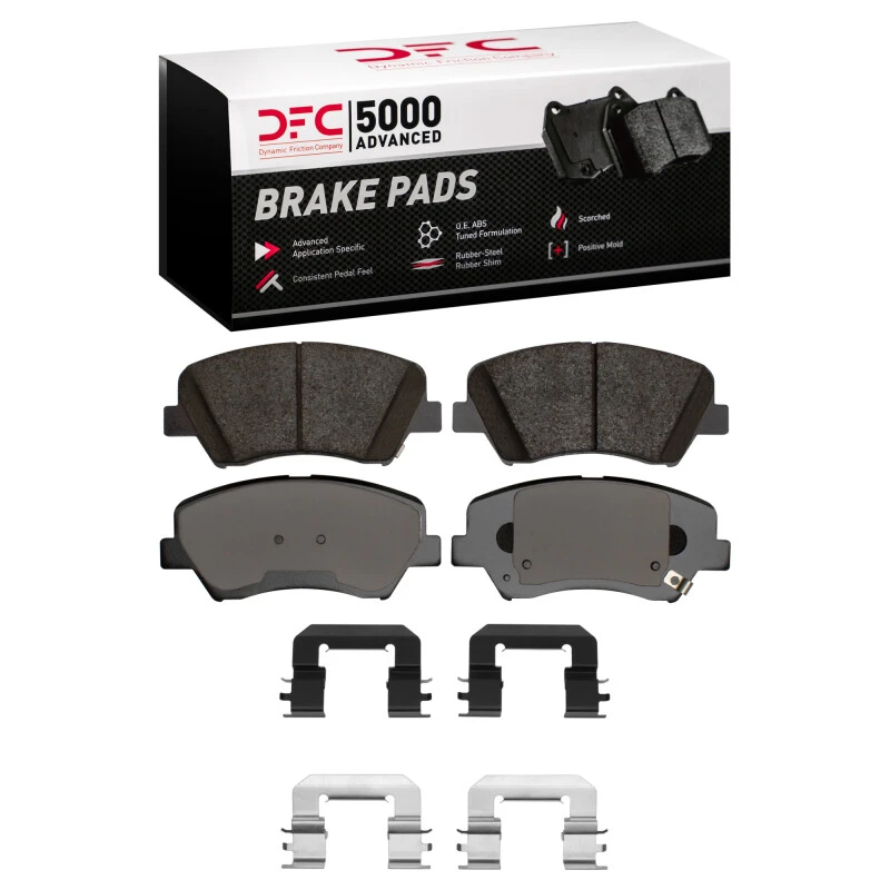 DFC 12-16 Hyundai Elantra GT Front 5000 Advanced Ceramic Brake Pads and Hardware Kit