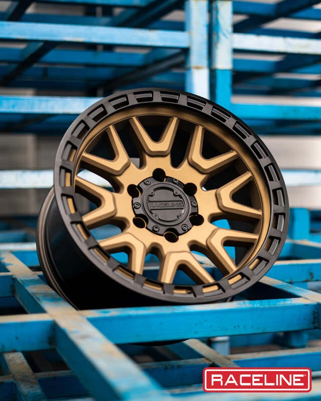 Raceline 953BZ Krank 17x8.5in / 6x139.7 BP / 0mm Offset / 106.1mm Bore - Bronze Wheel