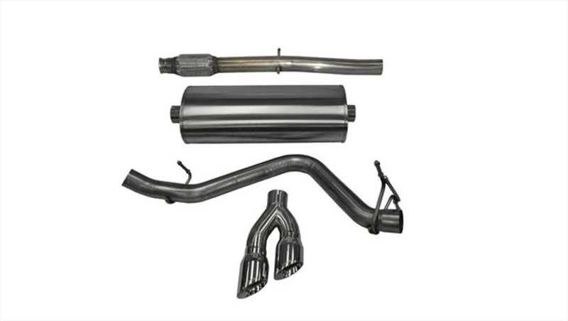 Corsa 2014-2019 Chevy Silverado 1500 5.3L V8 CC / SB 3in Single Side Exit Touring Kat-Back Auspuff