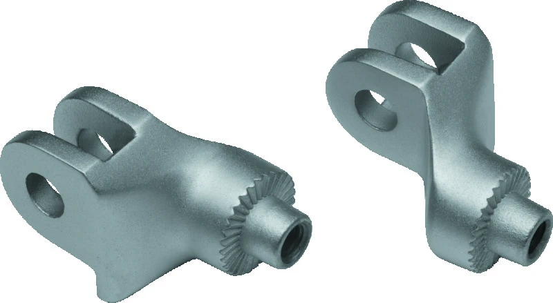 Kuryakyn Splined Front Peg Adapter für Triumph Bonneville Silber