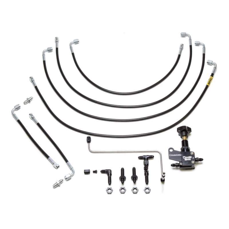 Chase Bays Single Piston Brake Booster Delete In Bay Brake Line Relocation for 88-02 Nissan S13/S14/S15