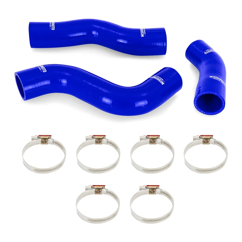 Mishimoto 92-97 Land Cruiser 4.5L I6 Silikon-Kühlwasser-Schlauch-Kit - Blau