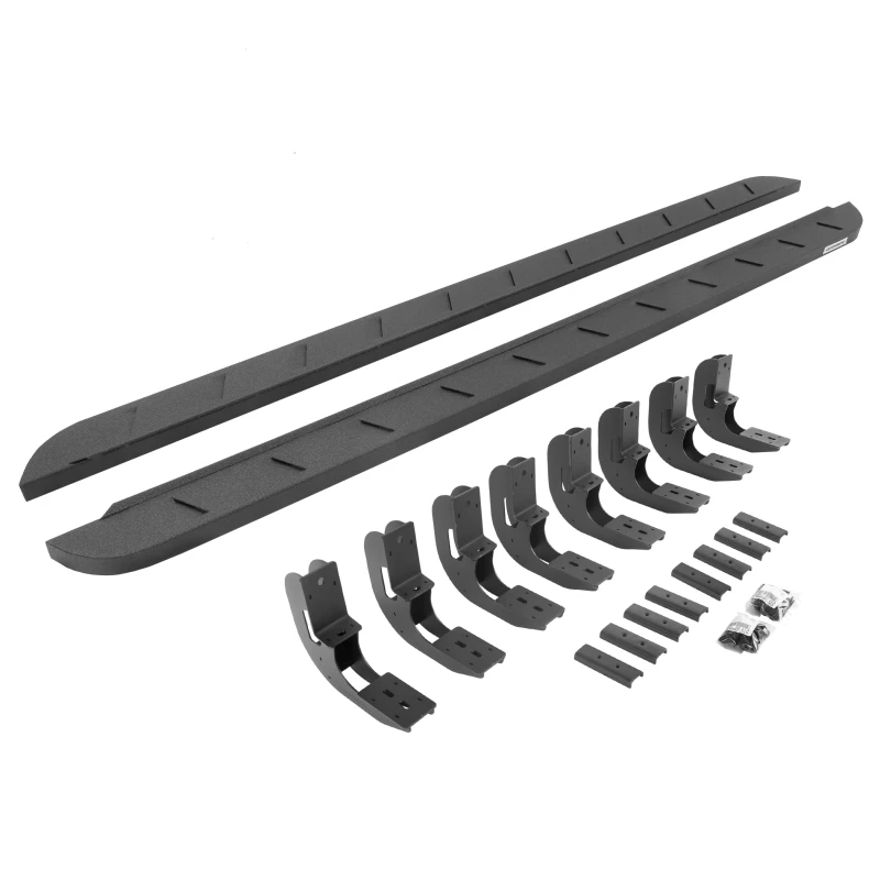 Go Rhino 20-22 GMC Sierra 3500HD CC (New Bdy) RB10 Slim Laufbrett-Kit (mit Halterungen) - Bedliner Ct