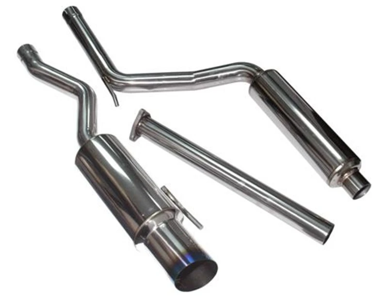 Injen 06-09 Civic Si Coupe Nur 60mm Cat-Back-Auspuffanlage mit Titan-Spitze