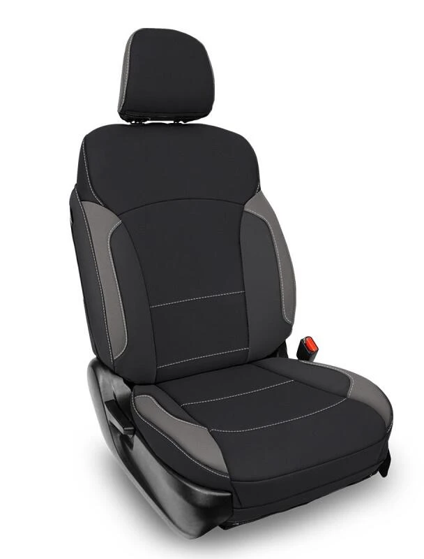 PRP 2013-2017 Subaru Crosstrek Front Seat Covers (Pair) - Black & Gray