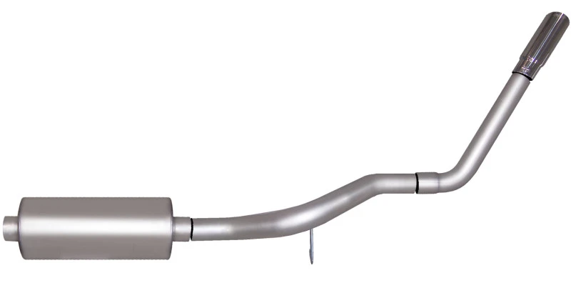 Gibson 93-96 Ford F-250 XL 7,5L 7,6 cm Kat-Back-Einzel-Abgasanlage - Aluminiert