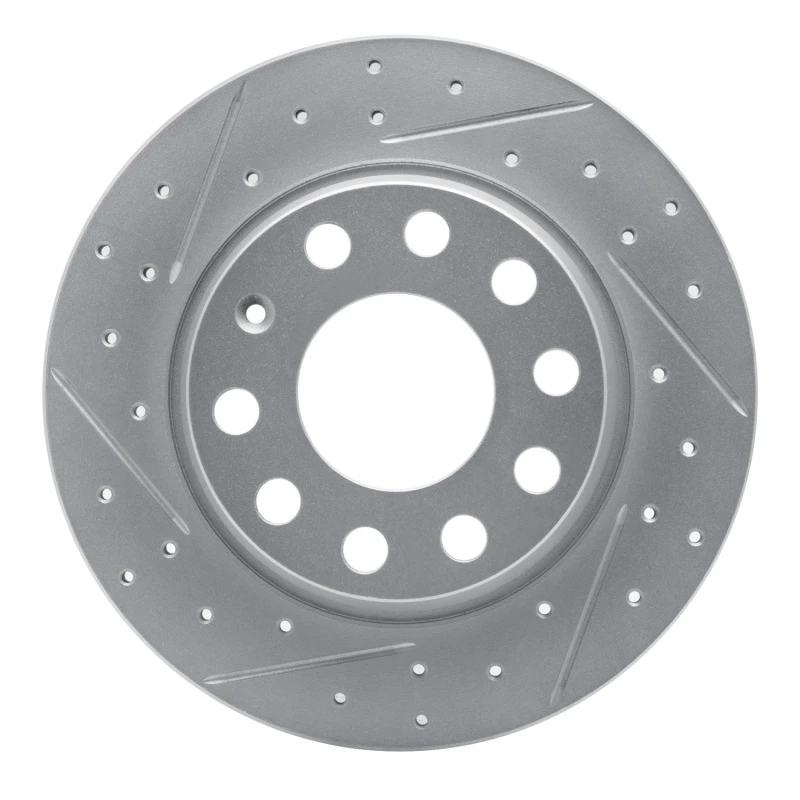 DFC 00-08 Audi A4 Quattro Rear Left Drilled & Slotted Geoperformance Rotor