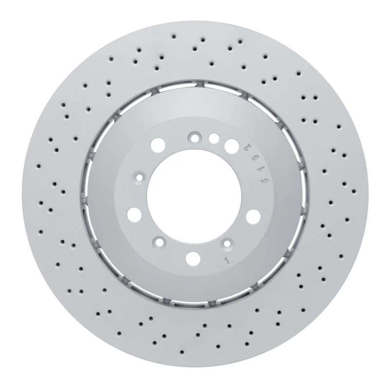 DFC 16-23 Porsche Cayman Left Front Drilled Hi-Carbon Alloy Geomet Coated Rotor