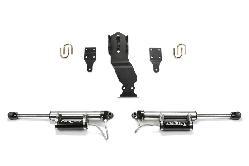 Fabtech 17-21 Ford F250/F350 4WD Doppel-Lenkstabilisator-System mit DL 2,25 Resi-Stoßdämpfern