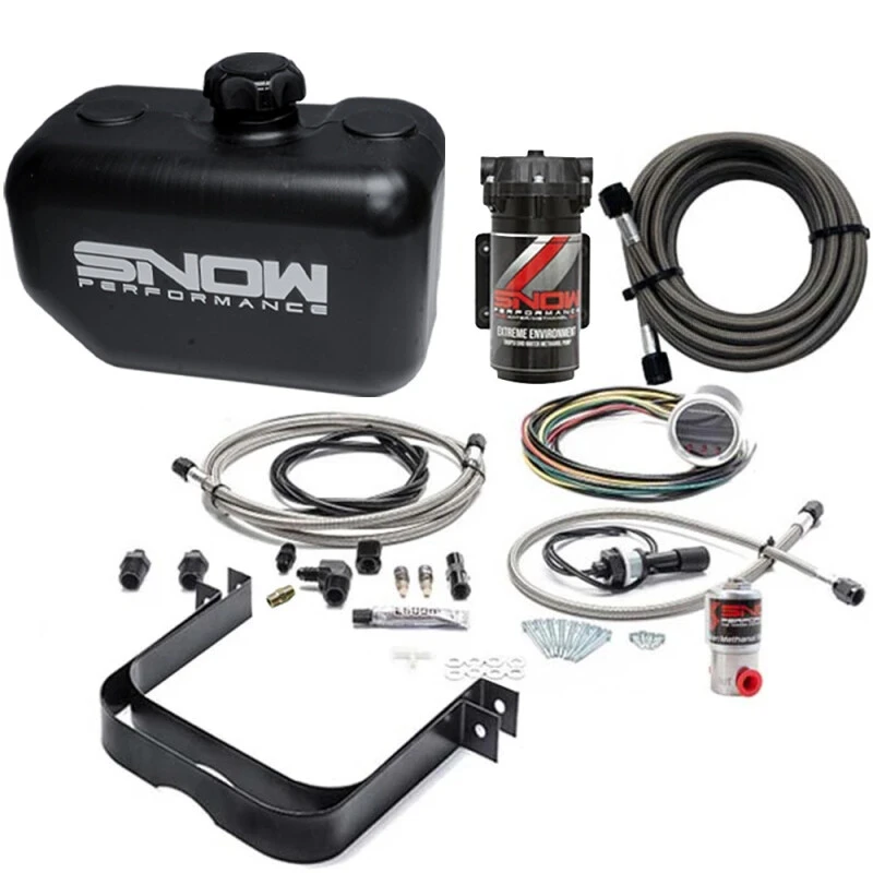 Snow Performance 2.5 Boost Cooler Water Methanol Injection Kit w/ SS Brd Line & 4AN Fittings