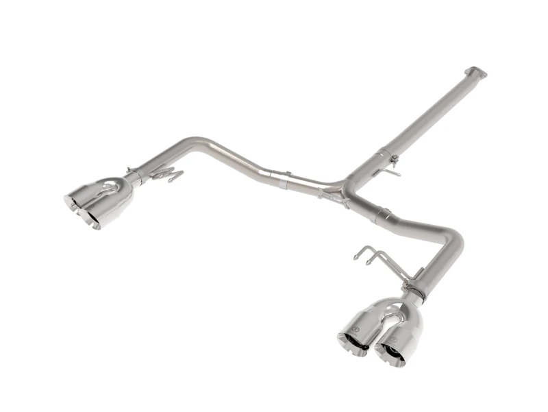 aFe Takeda 21-24 Kia K5 GT L4-2.5L (t) SS Axle-Back Exhaust System w/ Polished Tips