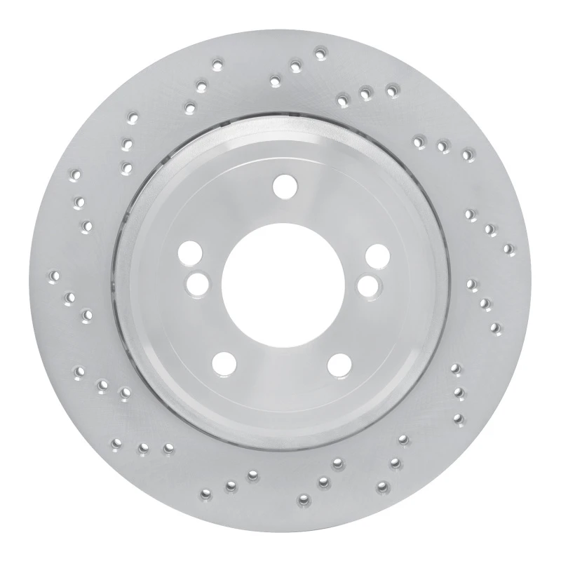 DFC 06-08 BMW Z4 Left Rear Drilled Hi-Carbon Alloy Geomet Coated Rotor