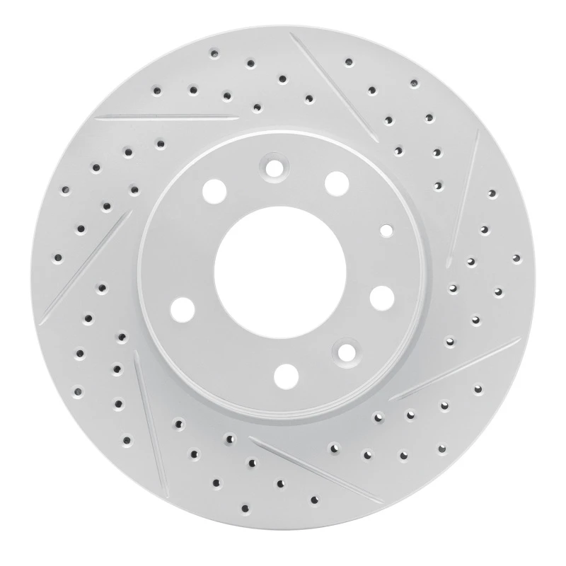 DFC 03-05 Mazda 6 Front Right Drilled & Slotted Geoperformance Rotor