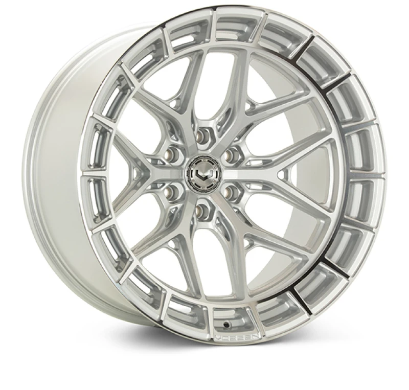 Vossen HFX-1 17x8.5in / 6x139.7 BP / ET35 / 106.1 CB - Silver Polished Wheel