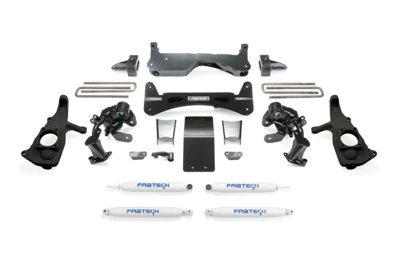 Fabtech 11-19 GM 2500HD 2WD/4WD 6 Zoll Rts-System mit Perf. Shks