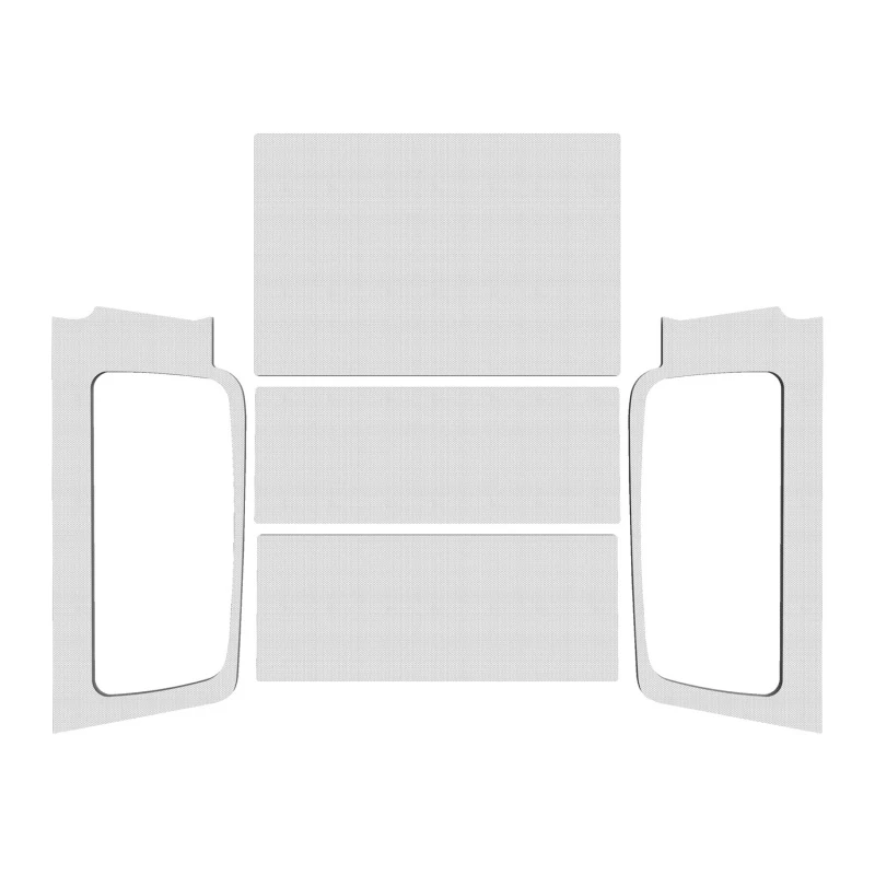 DEI 04-06 Jeep Wrangler LJ Unliminted Headliner Komplett-Kit - Weiß