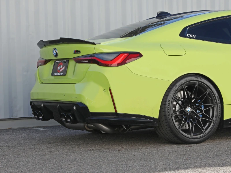aFe MACHForce XP Auspuffsystem Cat-Back SS 21 BMW M2 Competition L6-3.0L mit schwarzen Endrohren