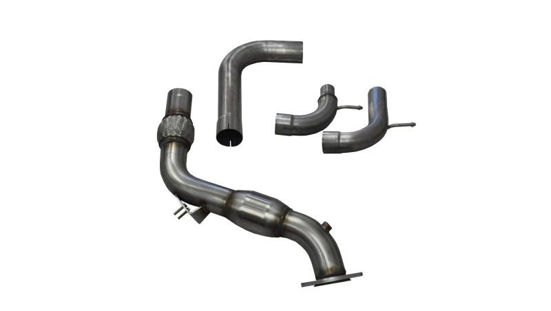 Corsa 2015-2022 Ford Mustang 3-Zoll-Downpipe mit 200-Zell-Katalysator