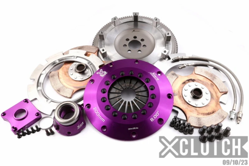 XClutch 8in Twin Solid Ceramic Clutch Kit for 07-17 Mitsubishi Lancer EVO X 2.0L
