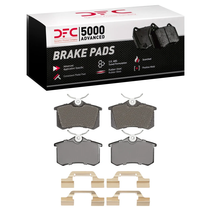 DFC 04-05 Volkswagen Jetta Sedan Rear 5000 Advanced Ceramic Brake Pads and Hardware Kit