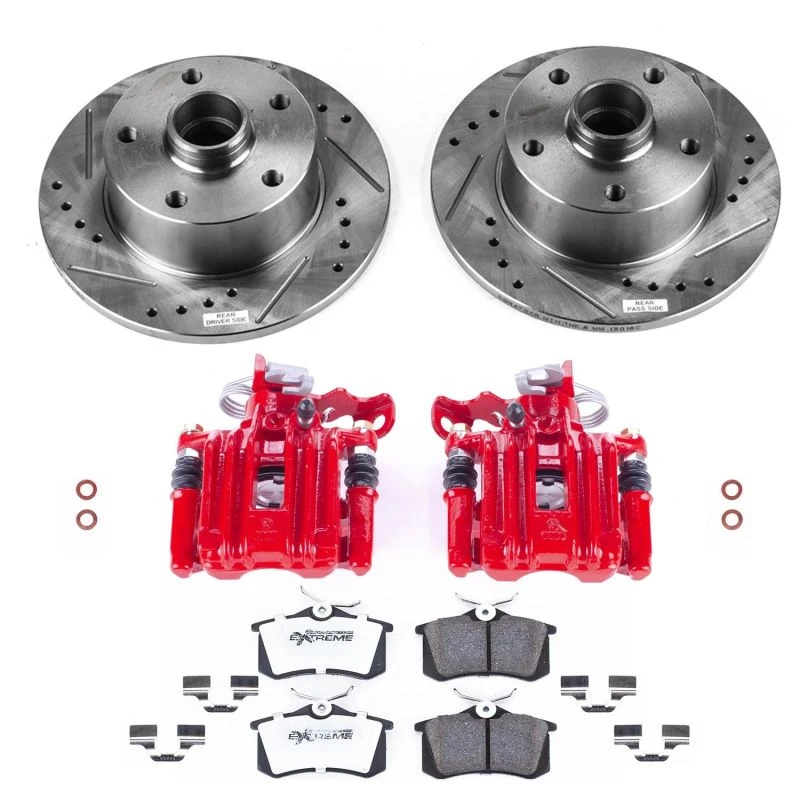 powerstop_KC3064-26-679457d1d220a Power Stop 98-01 Audi A4 Rear Z26 Street Warrior Brake Kit w/Calipers
