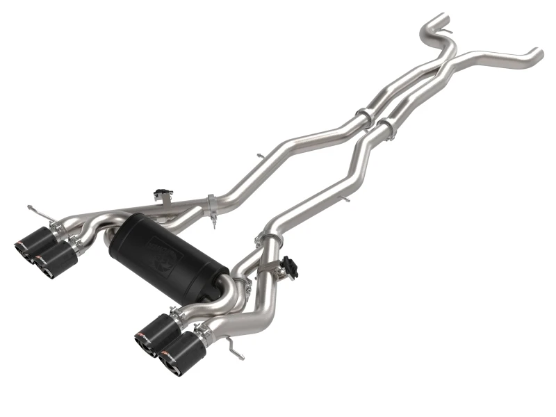 aFe MACHForce XP Auspuff Cat-Back SS 19-21 BMW M2 Competition L6-3.0L mit Carbon-Tips