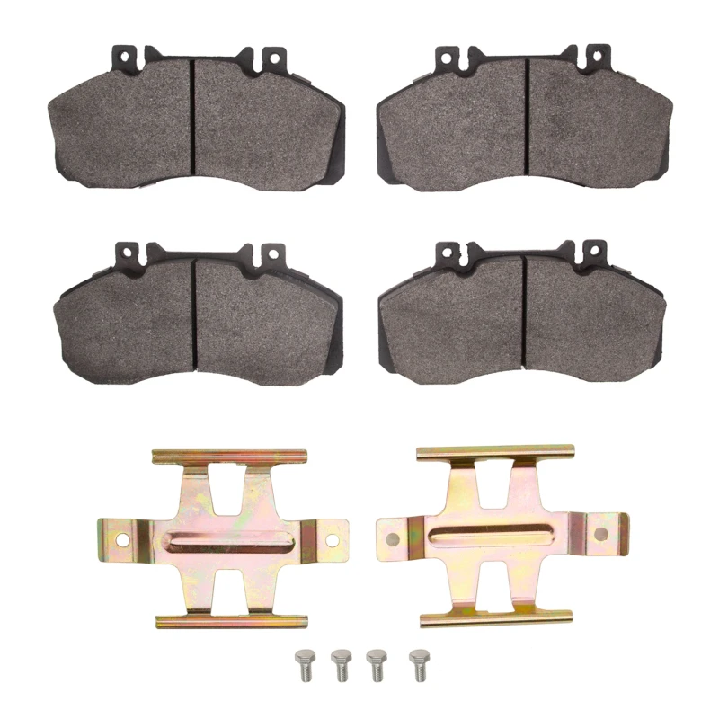 DFC 05-12 Hino 165 Front/Rear 5000 Advanced Semi Metallic Brake Pads and Hardware Kit