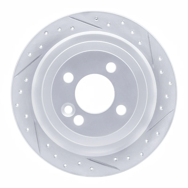 DFC 09-14 Mini Cooper Clubman Rear Right Drilled & Slotted Geoperformance Rotor