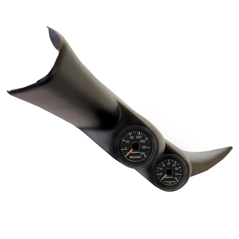 autometer_7087-6792eae70cb31 Autometer 01-06 Chevy Duramax Schwarz Dual A-Pillar mit Lautsprecher-Gauge-Kit