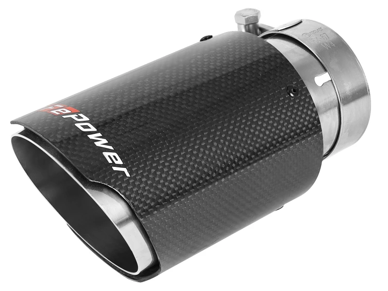 aFe 18-20 Audi RS5 Coupe MACH Force-Xp 3in auf 2,5in 304 SS Axle-Back Abgasanlage-Quad Carbon-Tipps