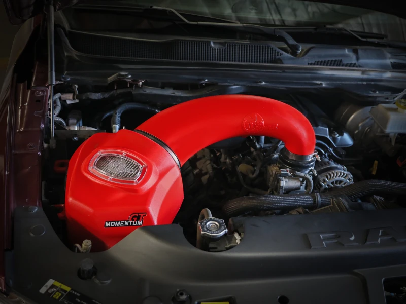 aFe Momentum GT Pro DRY S Ansaugsystem Red Edition 19-23 Dodge RAM 1500 V8-5.7L HEMI